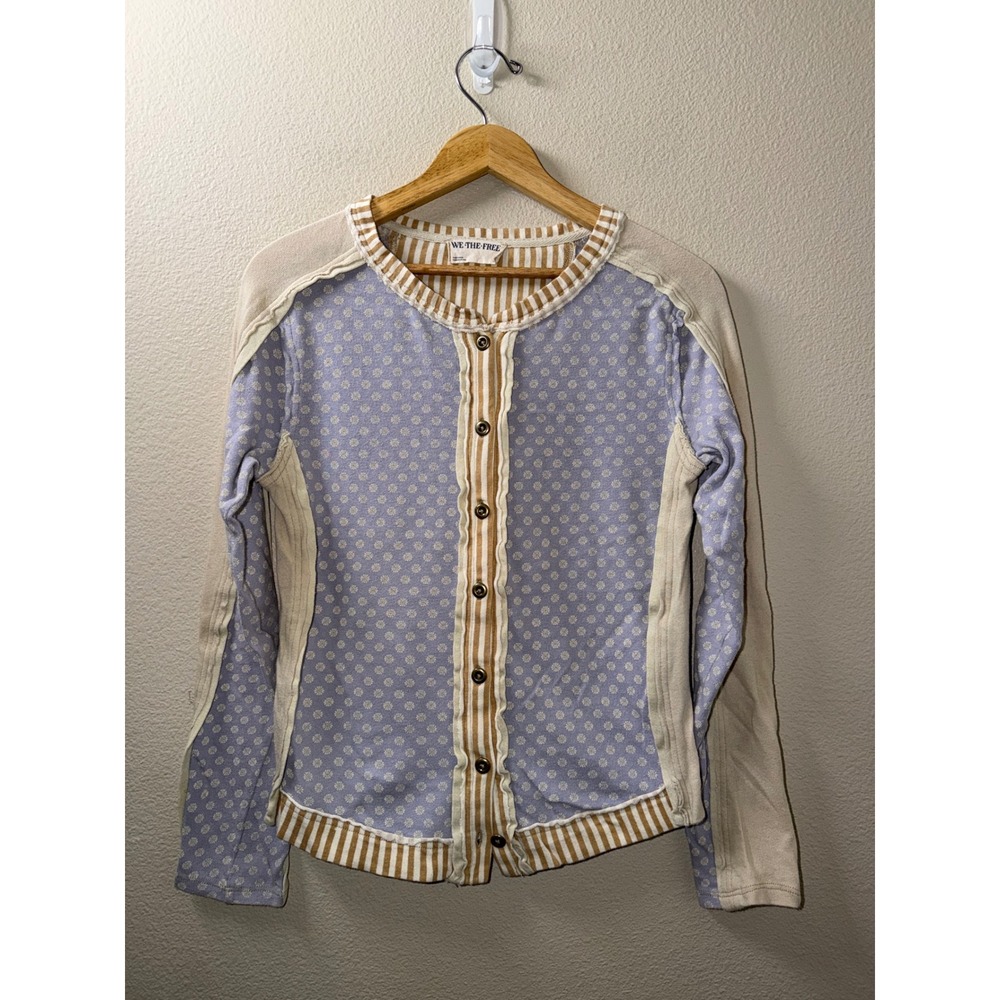 Women's We The Free Long Sleeve Button Down Shirt Size Medium